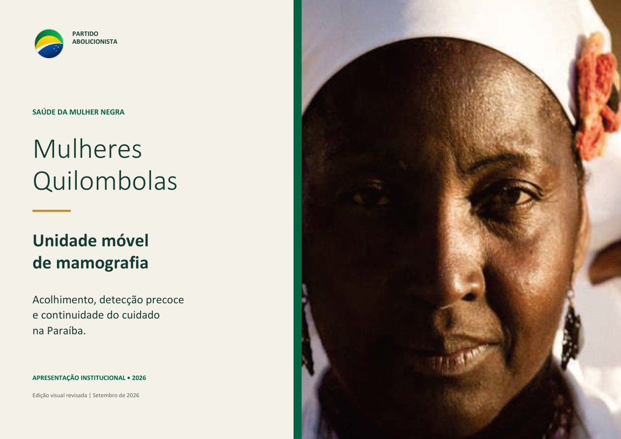 Capa do material Mulheres Quilombolas